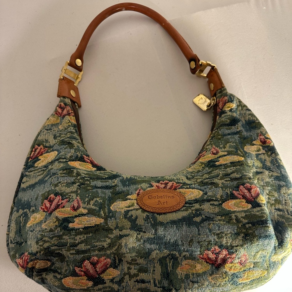 Gobelin Art Floral Tapestry Handbag